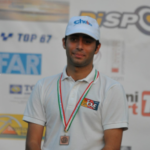 Jacopo Polidori sul podio ai campionati Italiani